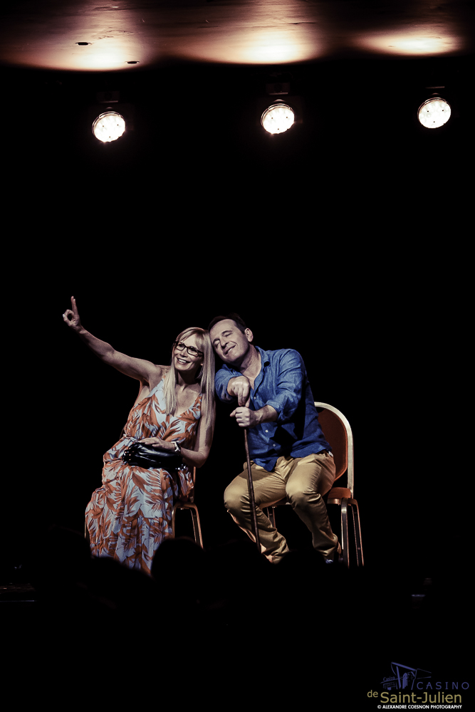 On ne divorce plus - photo de spectacle au Casino de Saint-Julien