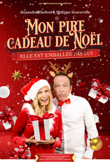 Mon pire cadeau de Noël - affiche du spectacle de Noël 2026